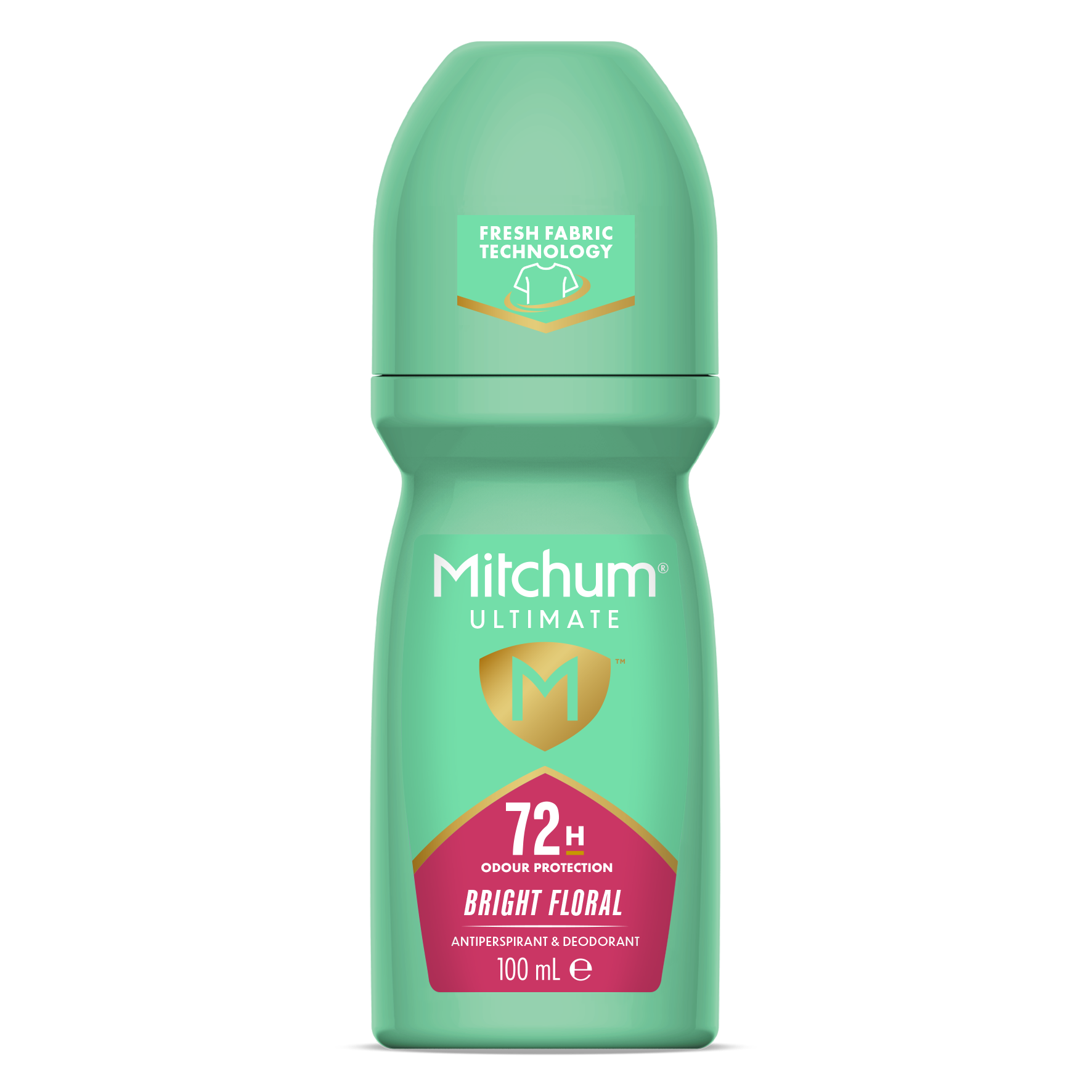 Mitchum Women's Ultimate 72H Bright Floral Roll-On Antiperspirant 100ml - Clinical Strength Deodorant South Africa